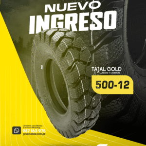 LLANTA 12-500 UR505D-PLUS TT TAJAL GOLD